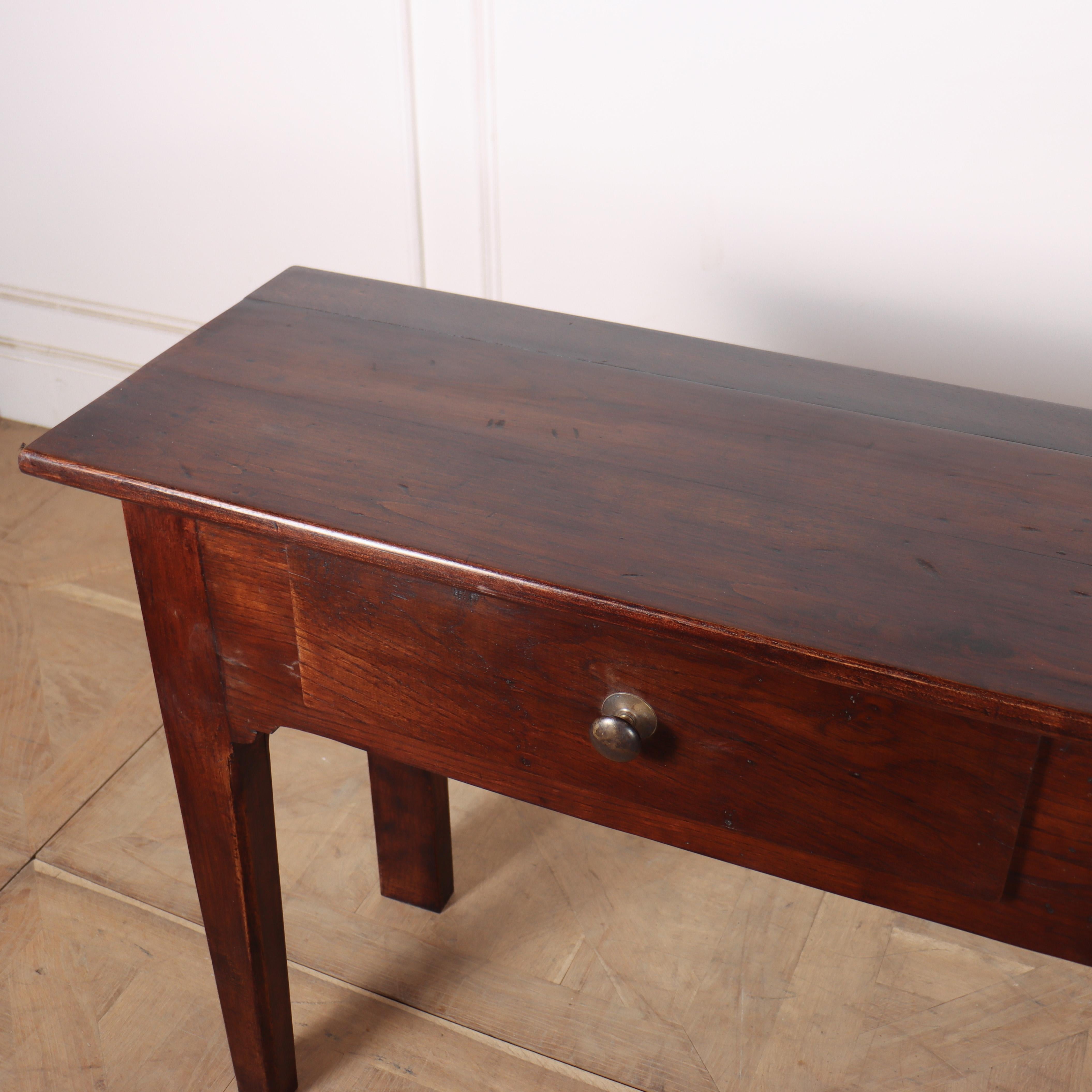 French Chestnut and Oak Serving Table 1