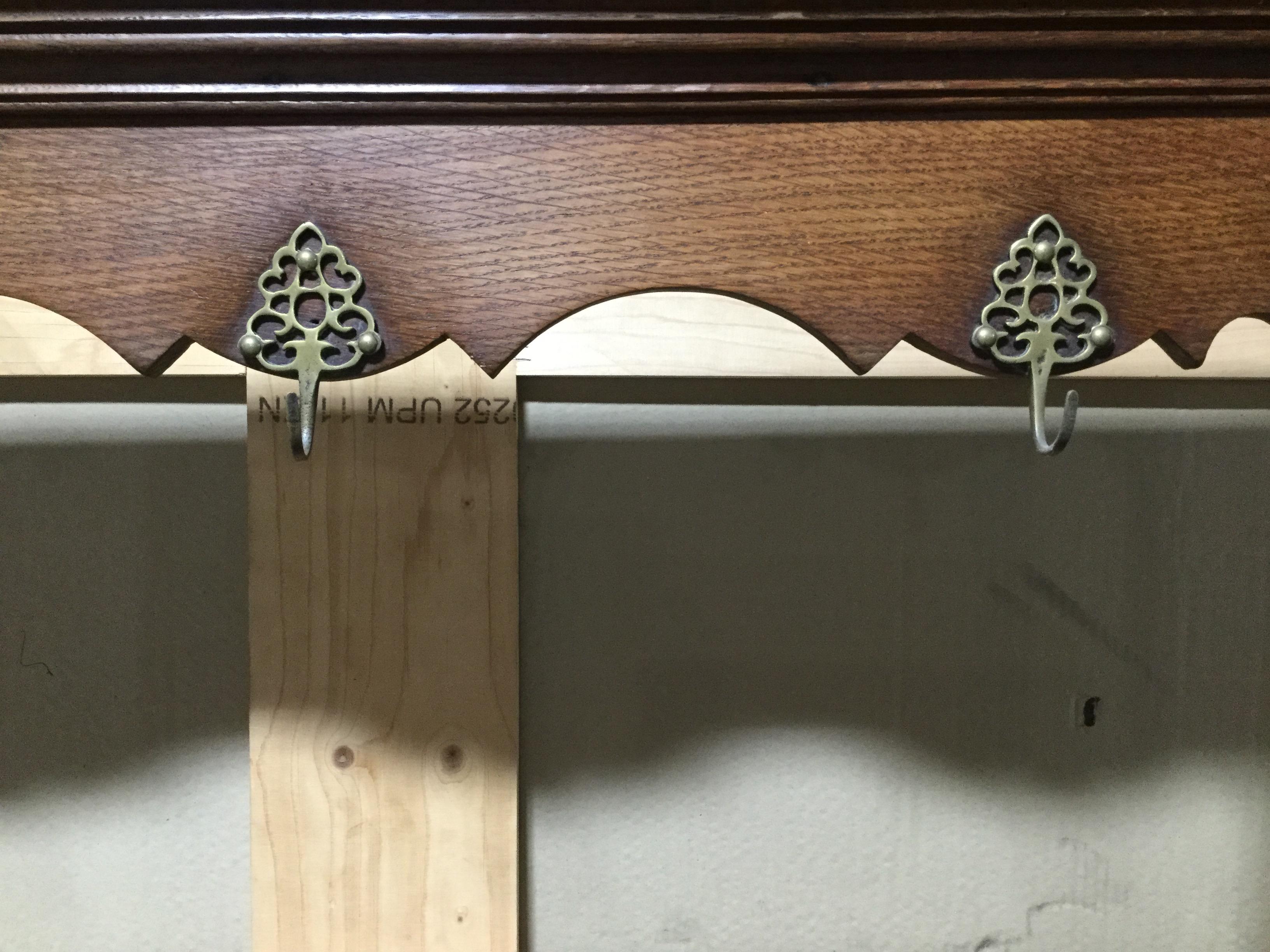 20th Century French Chestnut Farm Console/Storage Cupboard