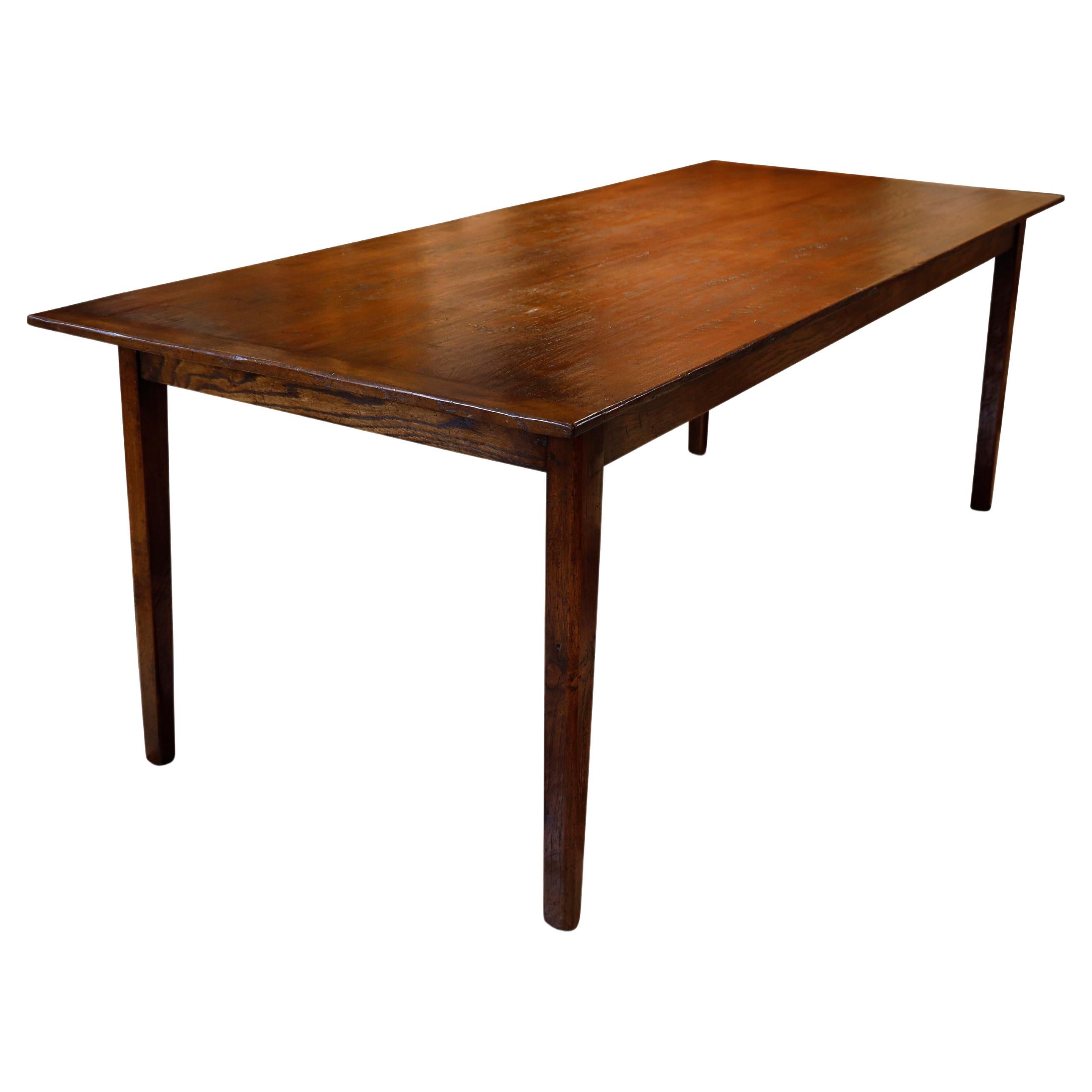 French Chestnut Farm Table