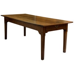French Chestnut Kitchen Table, circa 1880