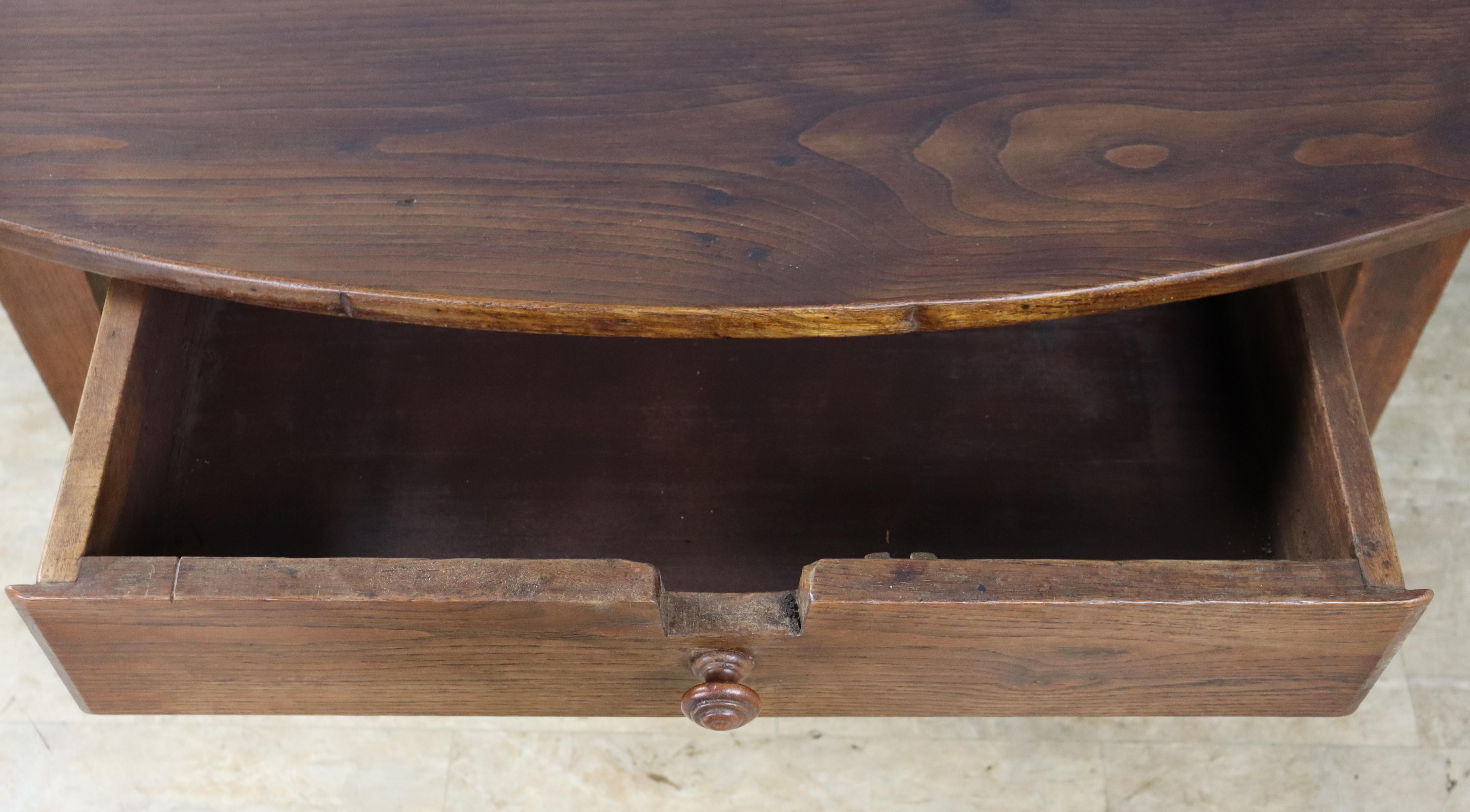 French Chestnut Oval Coffee Table 5