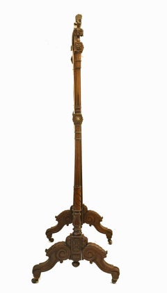 French Cheval Mirror Provincial Antiques Glass Carved Floor Mirrors 1840