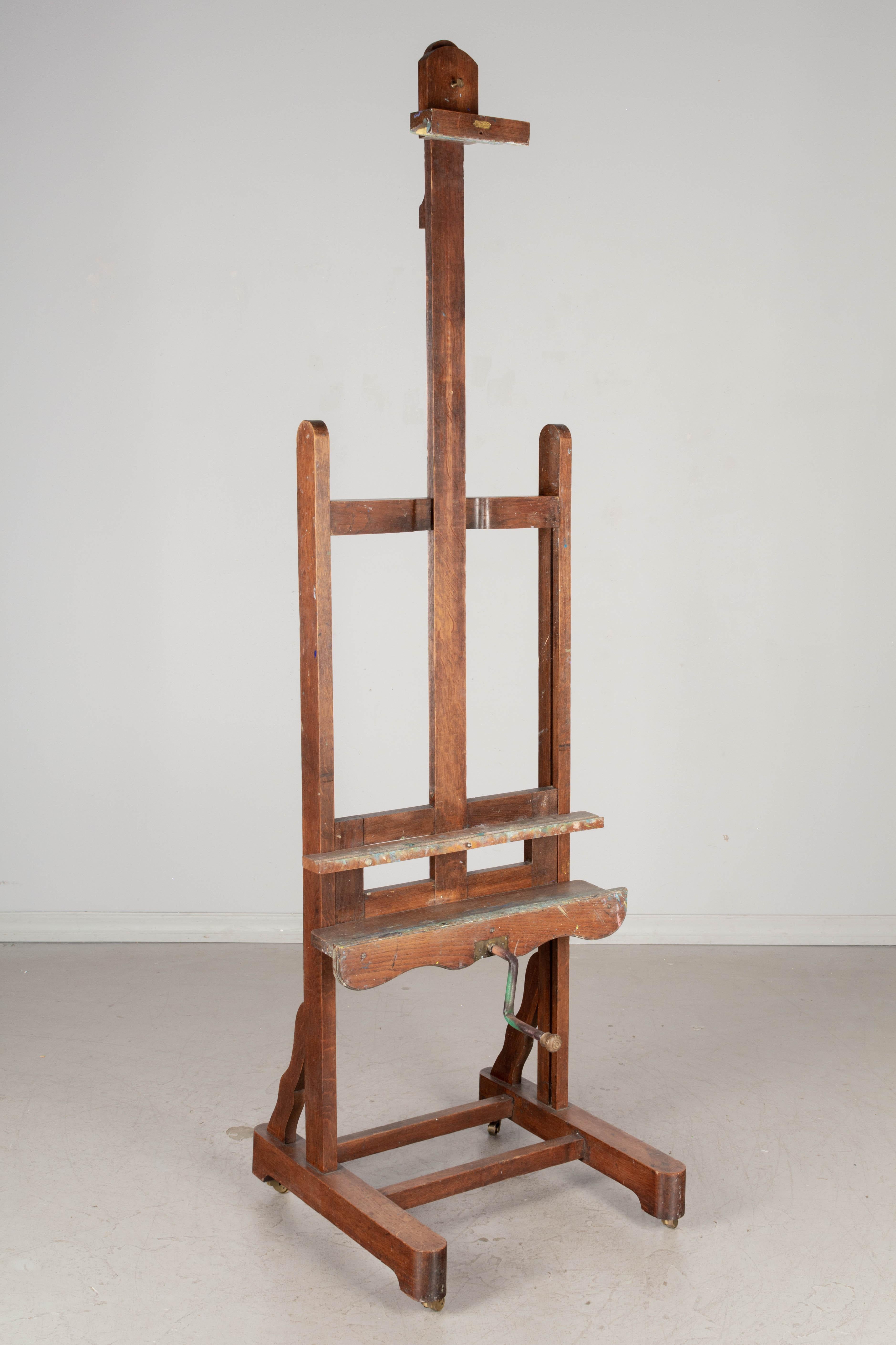 Belle Époque French Chevalet or Painter's Easel, circa 1900