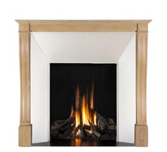 French Chic Fireplace Surround In Limestone For Charming Elegant Timeless Decor