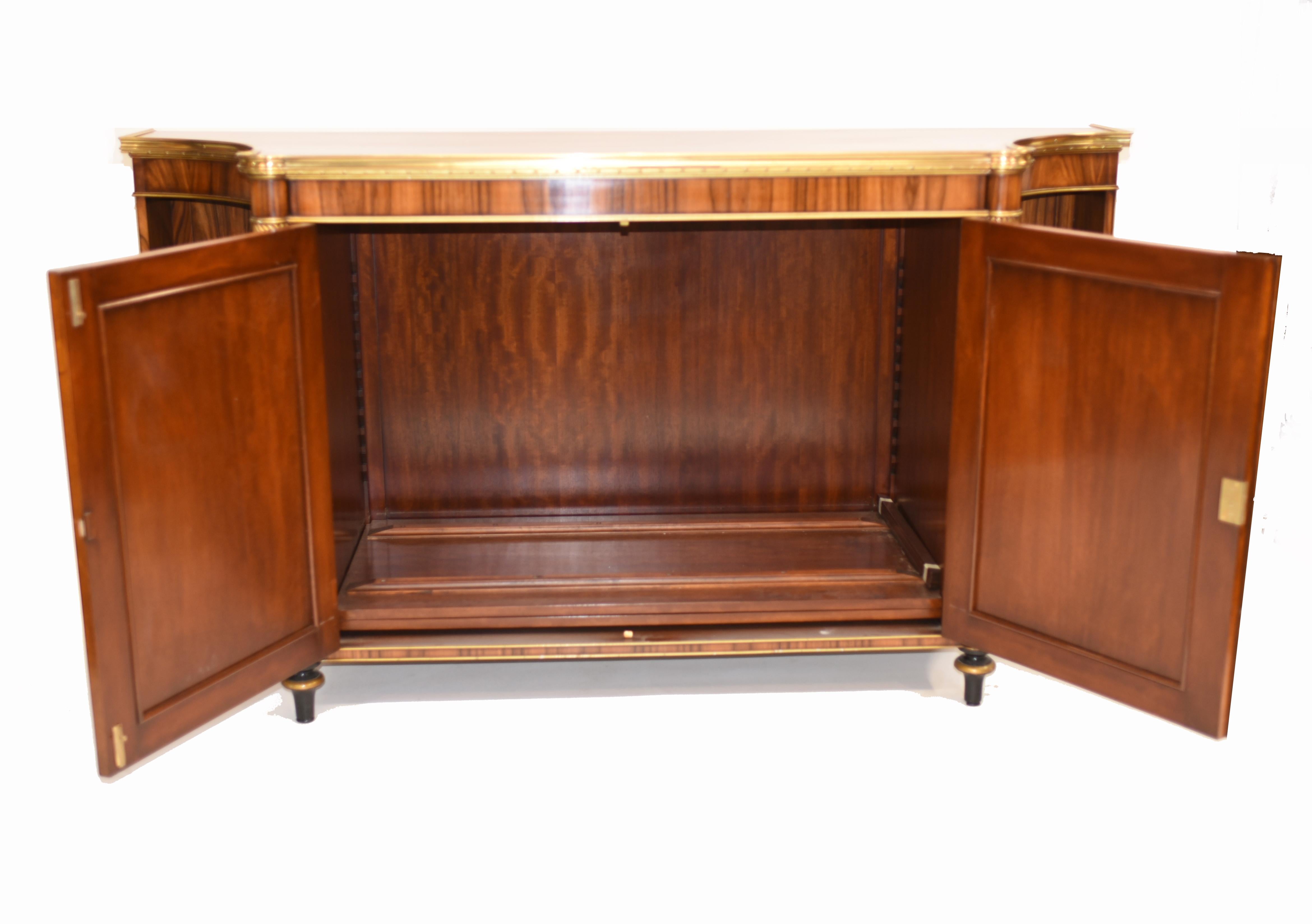 French Chiffonier Sideboard Chinoiserie Rosewood, 1930s 14