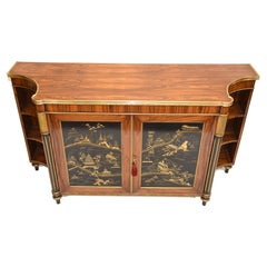 French Chiffonier Sideboard Chinoiserie Rosewood, 1930s