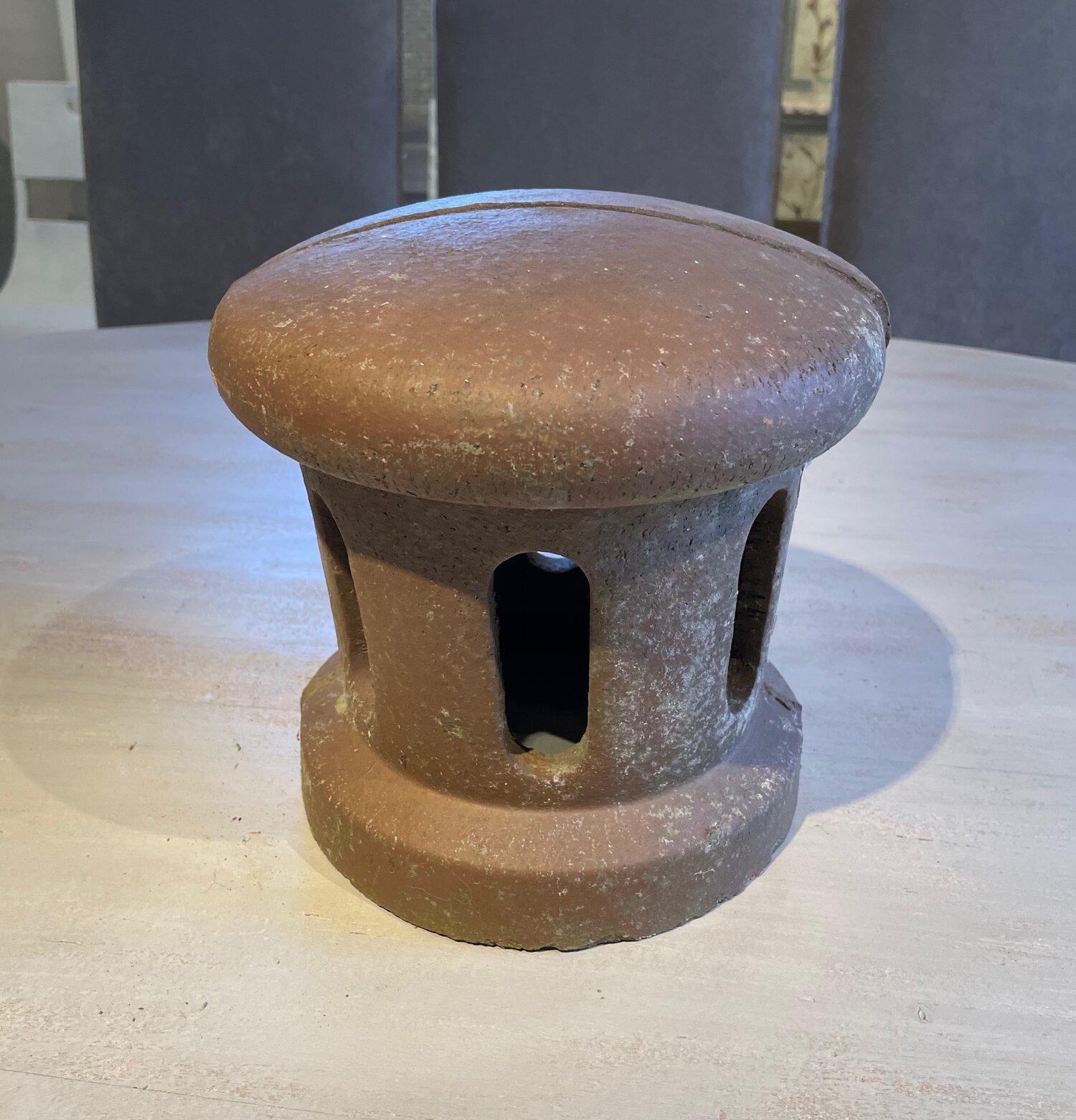 French Chimney Topper Garden Lantern In Good Condition In Woodbury, CT