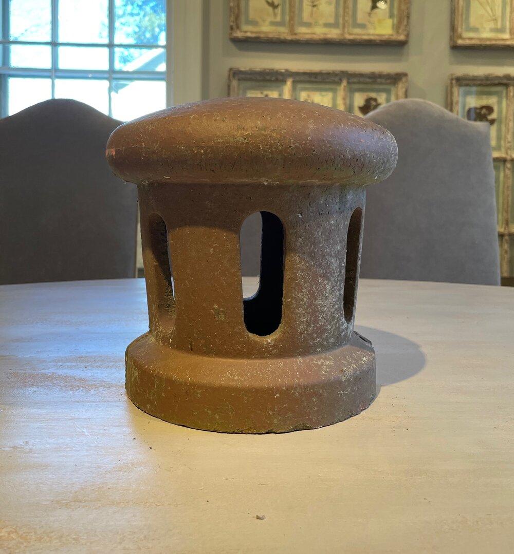 Terracotta French Chimney Topper Garden Lantern