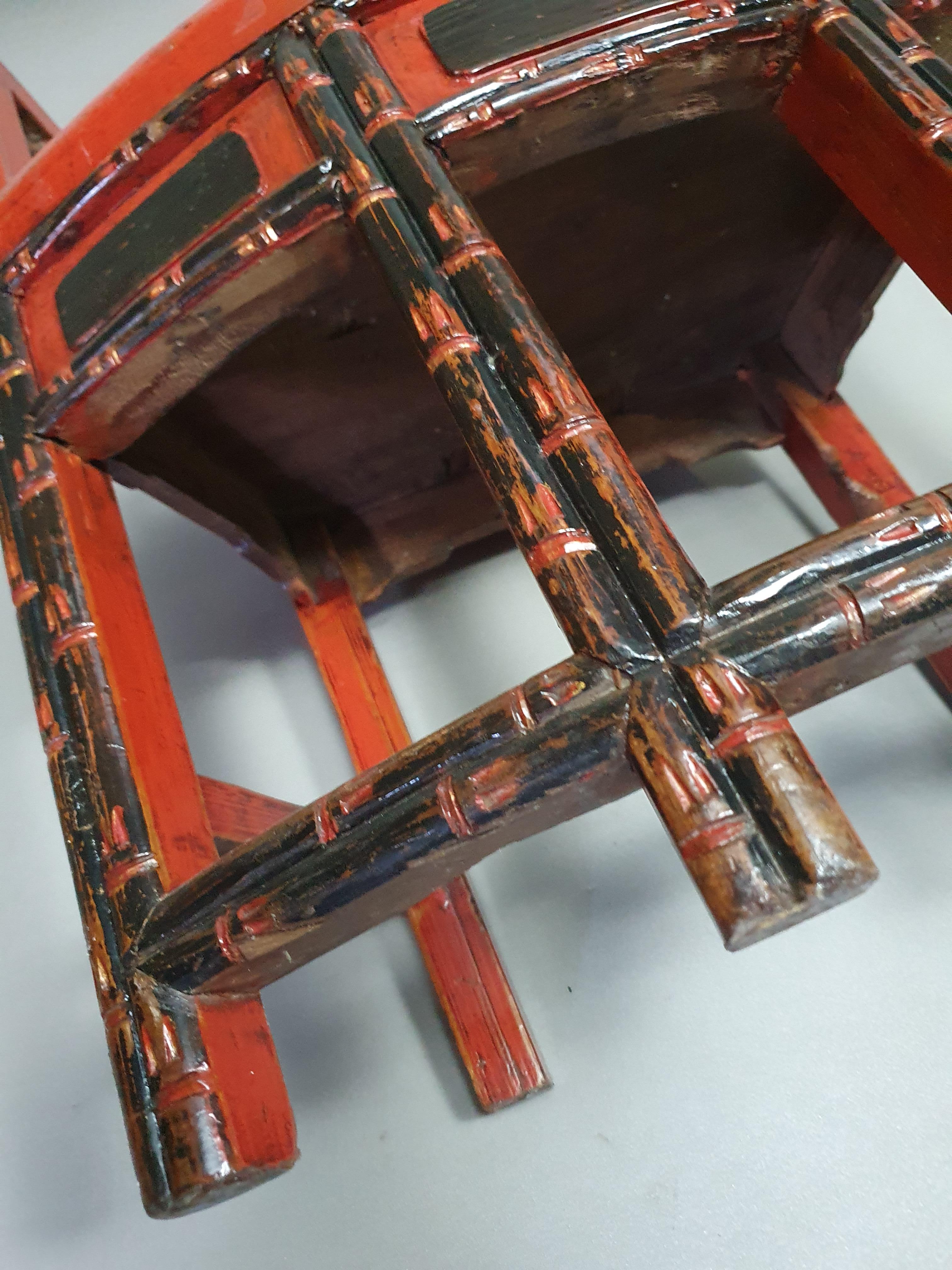 Ensemble de chaises d'autel et de tables Chinois français Bon état - En vente à WEERT, NL