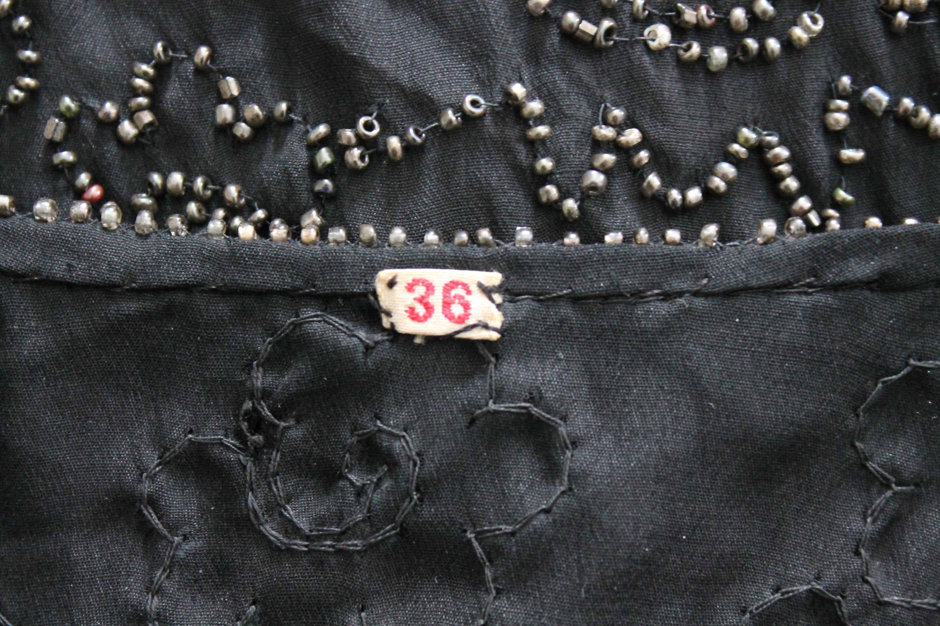 French Chinoise Art Deco Beaded Evening Blouse For Sale 5