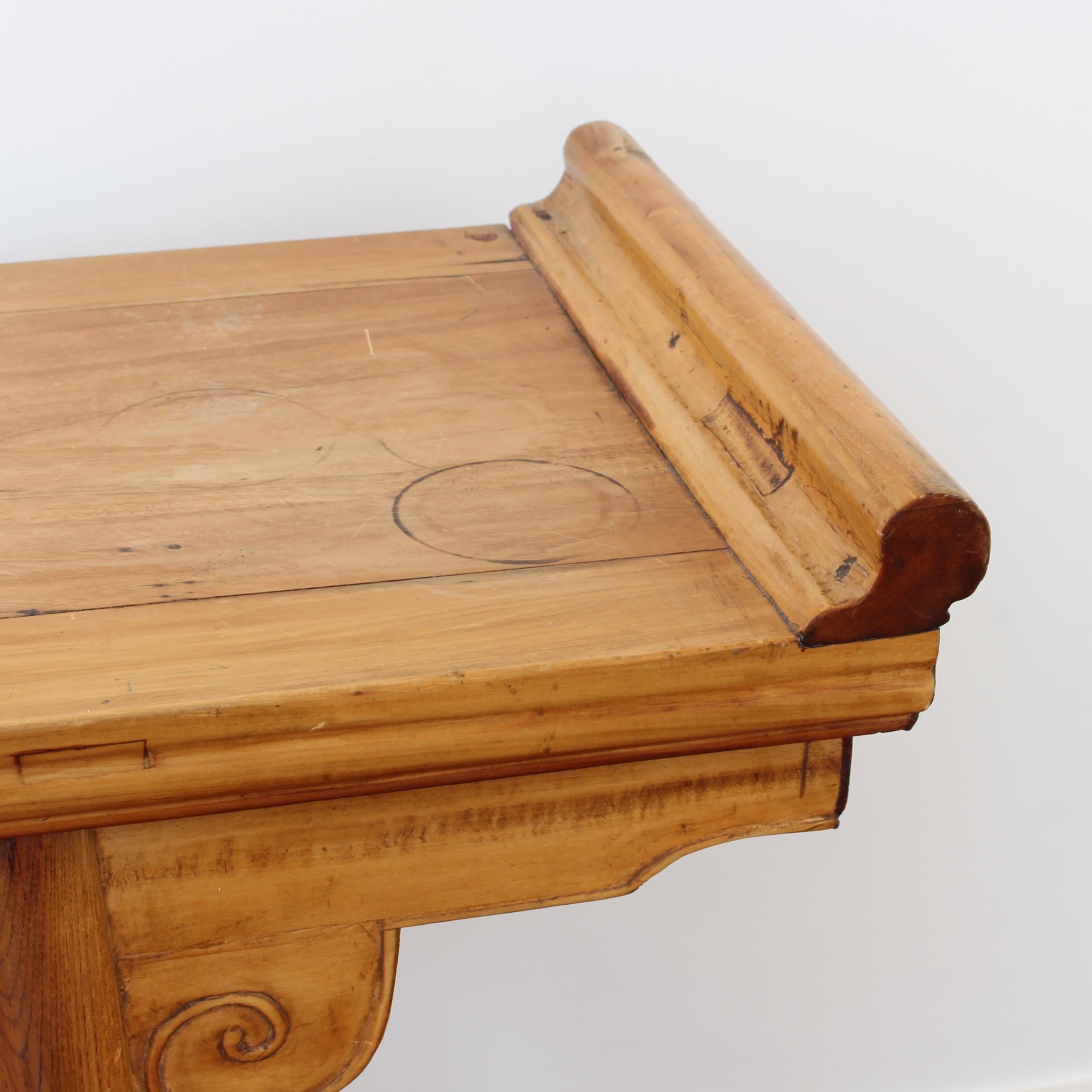 French Chinoise-Style Wood Console Table '20th Century' For Sale 7
