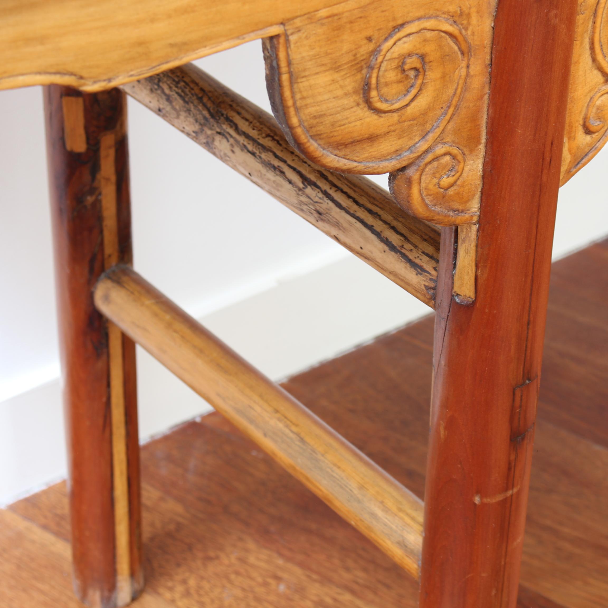 French Chinoise-Style Wood Console Table '20th Century' For Sale 14