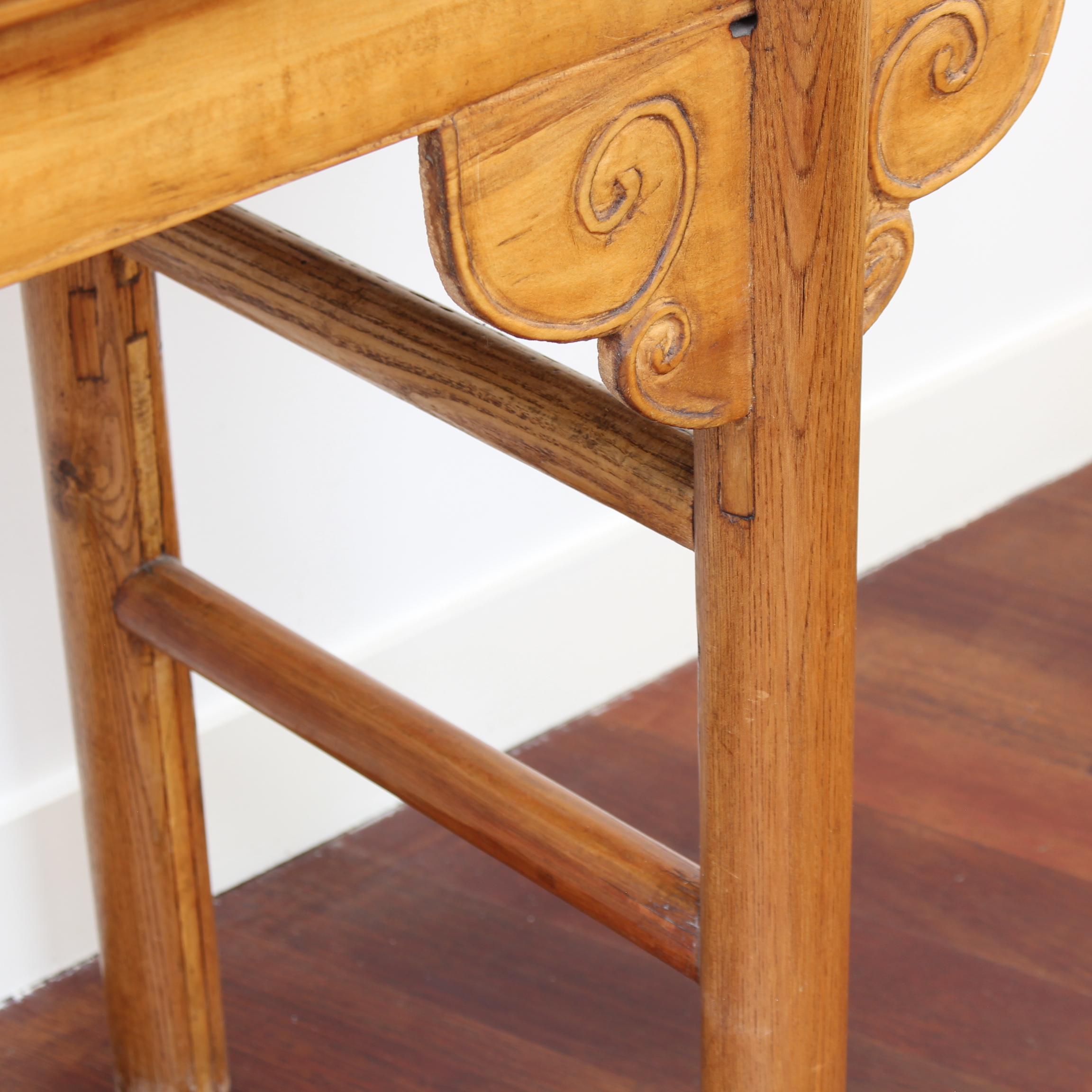 French Chinoise-Style Wood Console Table '20th Century' For Sale 15