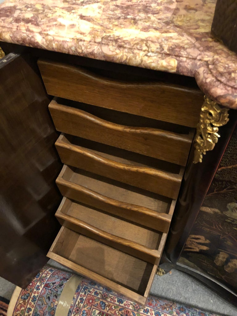 French Chinoiserie Coromandel Buffet Sideboard at 1stDibs