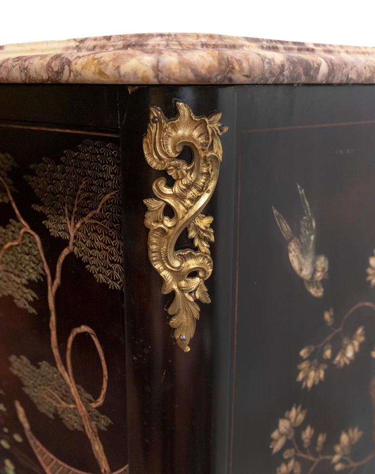French Chinoiserie Coromandel Buffet Sideboard at 1stDibs