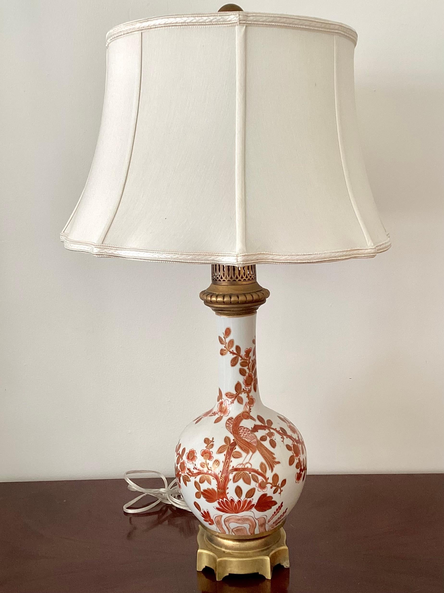 French Chinoiserie Table Lamp In Good Condition For Sale In Los Angeles, CA
