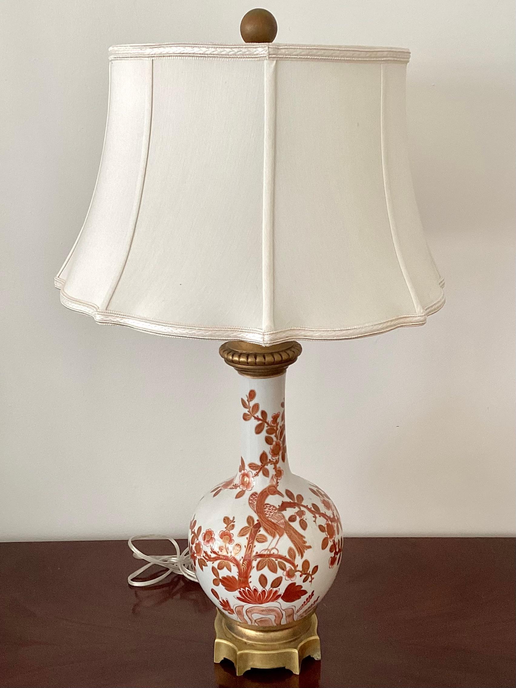 Mid-20th Century French Chinoiserie Table Lamp For Sale