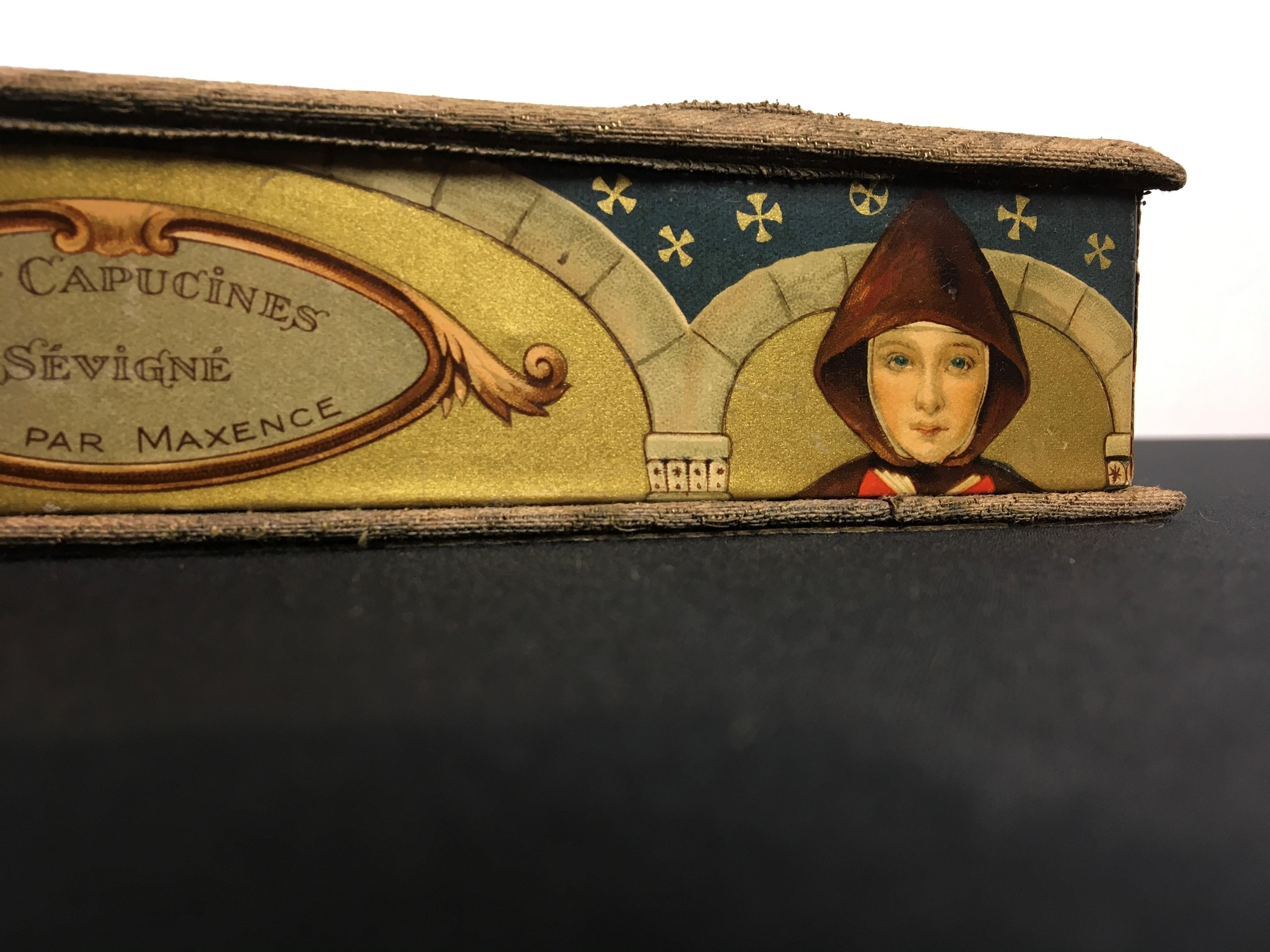 French Chocolate Box, Edgard Maxence, Marquise de Sévigné Paris For Sale 5