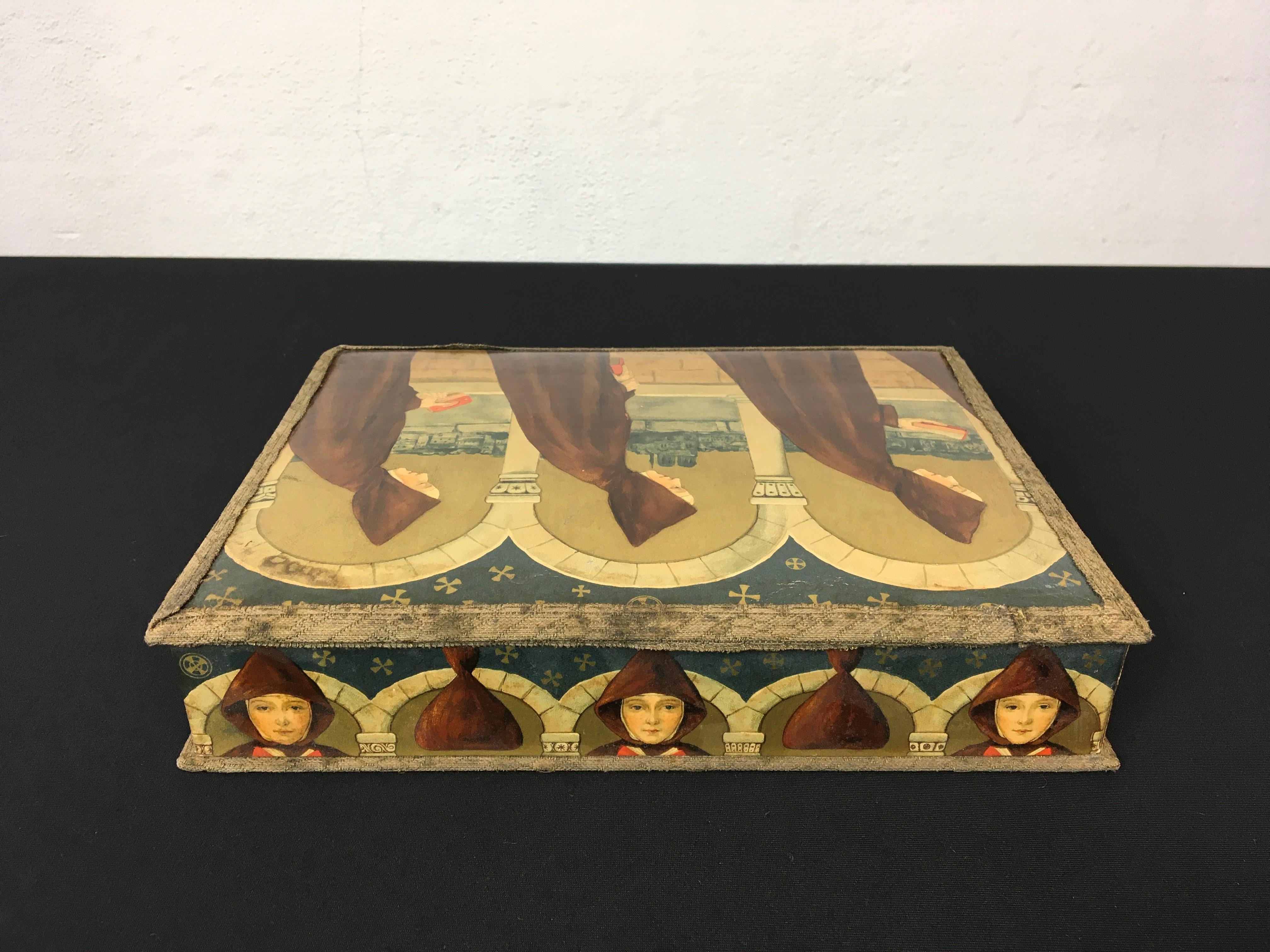 French Chocolate Box, Edgard Maxence, Marquise de Sévigné Paris For Sale 7