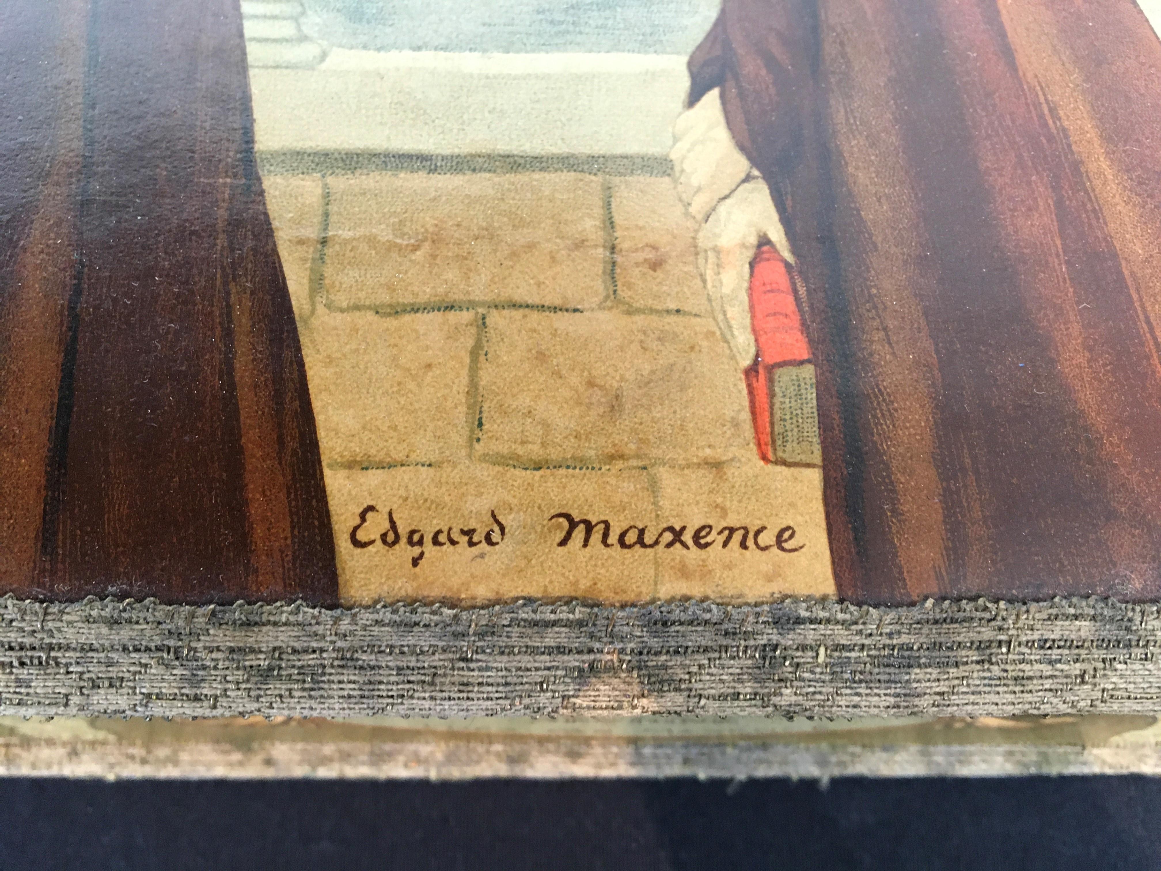 French Chocolate Box, Edgard Maxence, Marquise de Sévigné Paris For Sale 1