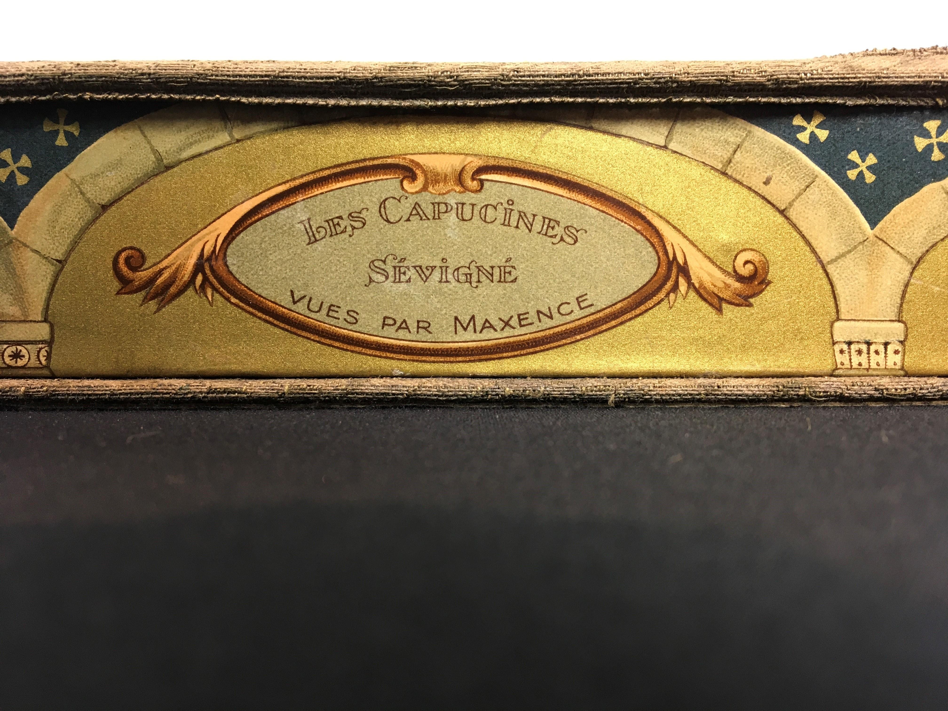 French Chocolate Box, Edgard Maxence, Marquise de Sévigné Paris For Sale 3