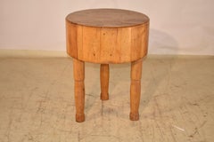French Chopping Block, Circa 1920