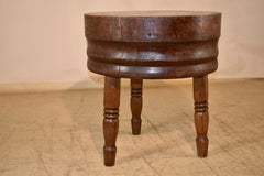 French Chopping Block, Circa 1920