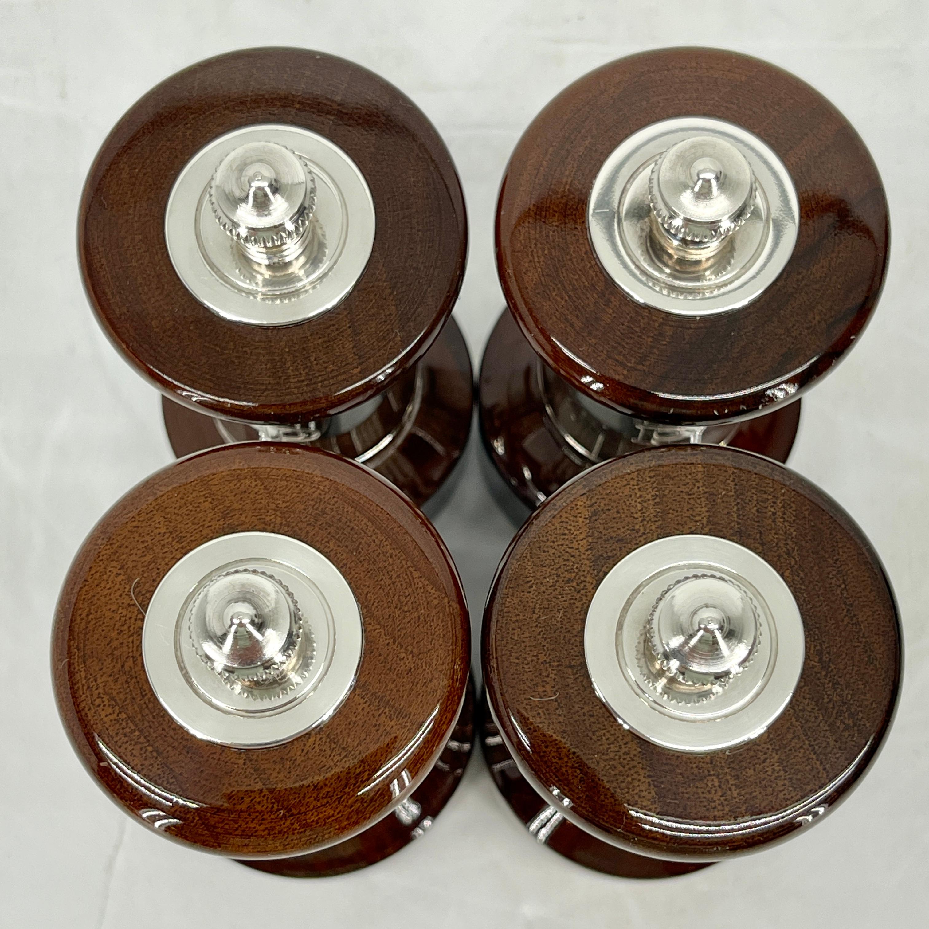 French Christofle Pepper Mills, Set of Four 4