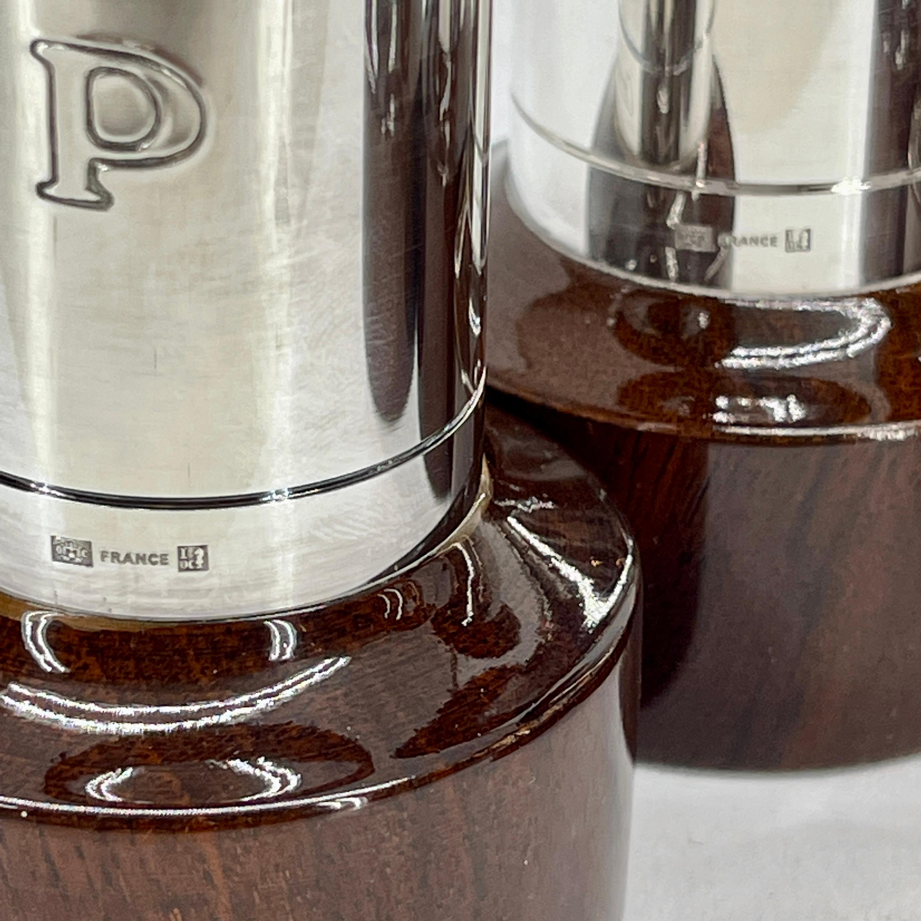 French Christofle Pepper Mills, Set of Four 9