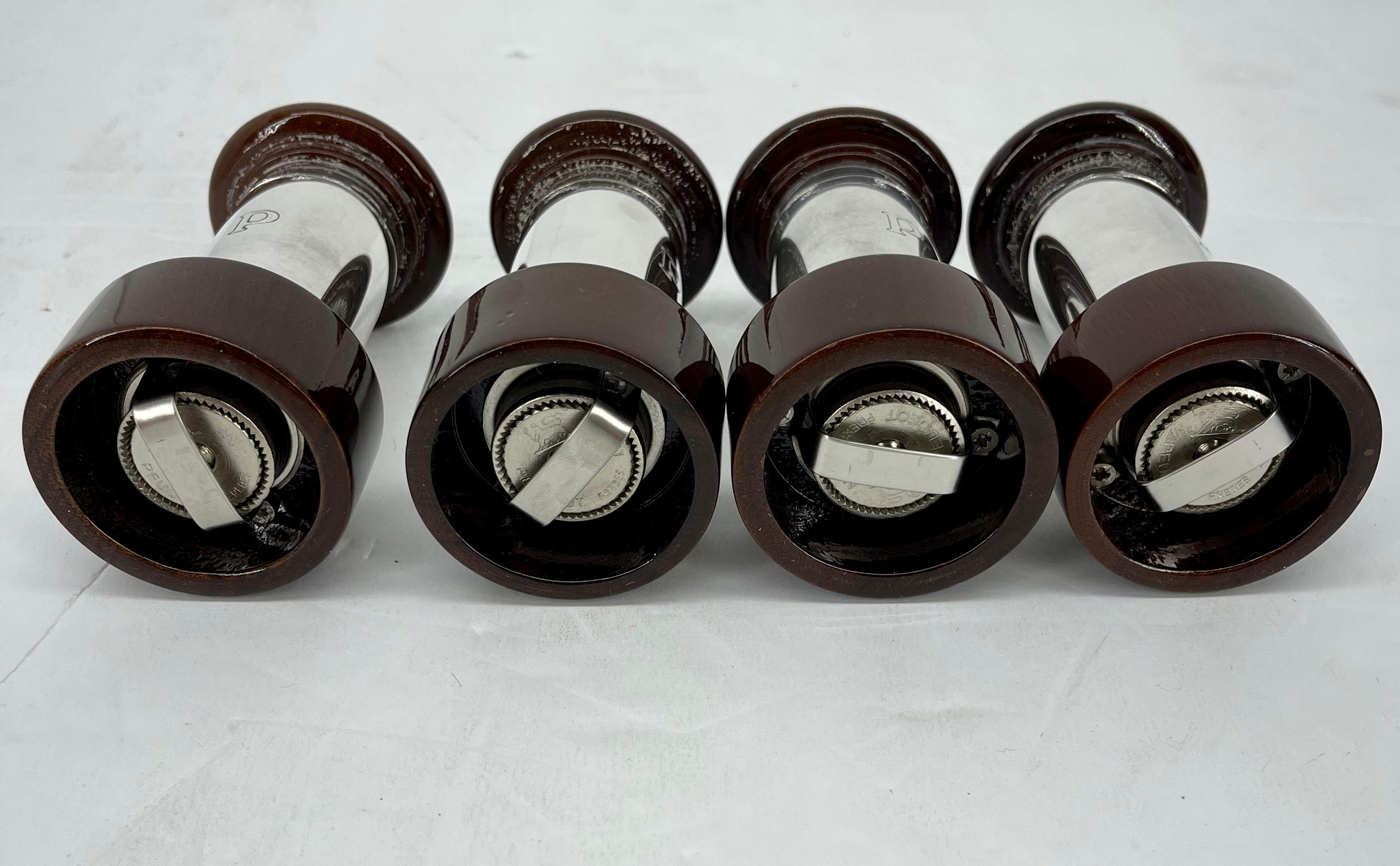 French Christofle Pepper Mills, Set of Four 10