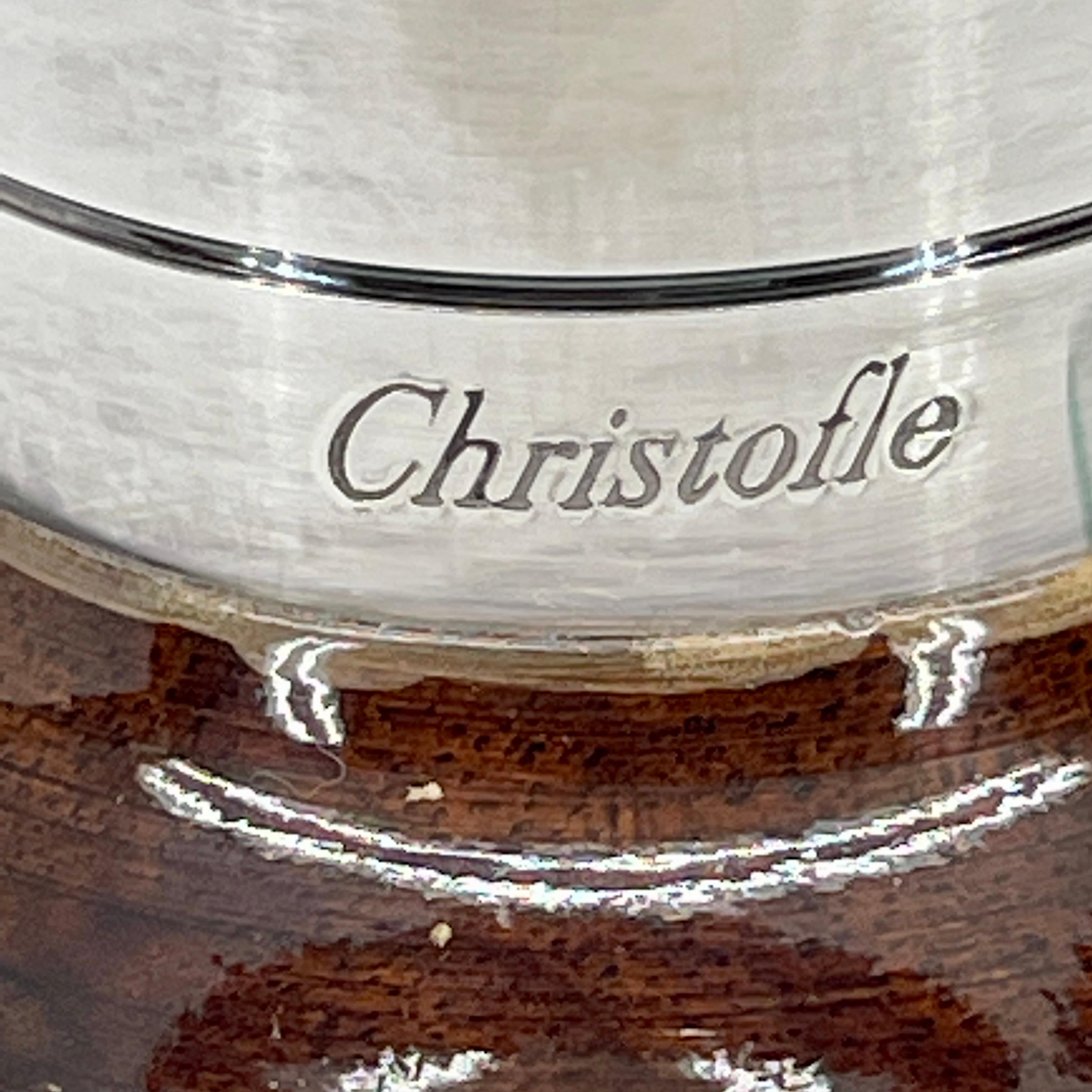 Silver Plate French Christofle Pepper Mills, Set of Four
