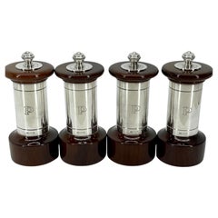 French Christofle Pepper Mills, Set of Four