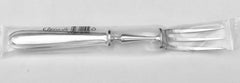 French Christofle Perles Silver Plated Carving Set with Knife and Fork
