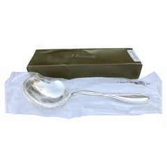 Vintage French Christofle Silver Plated Galea Vegetable or Potato Serving Ladle