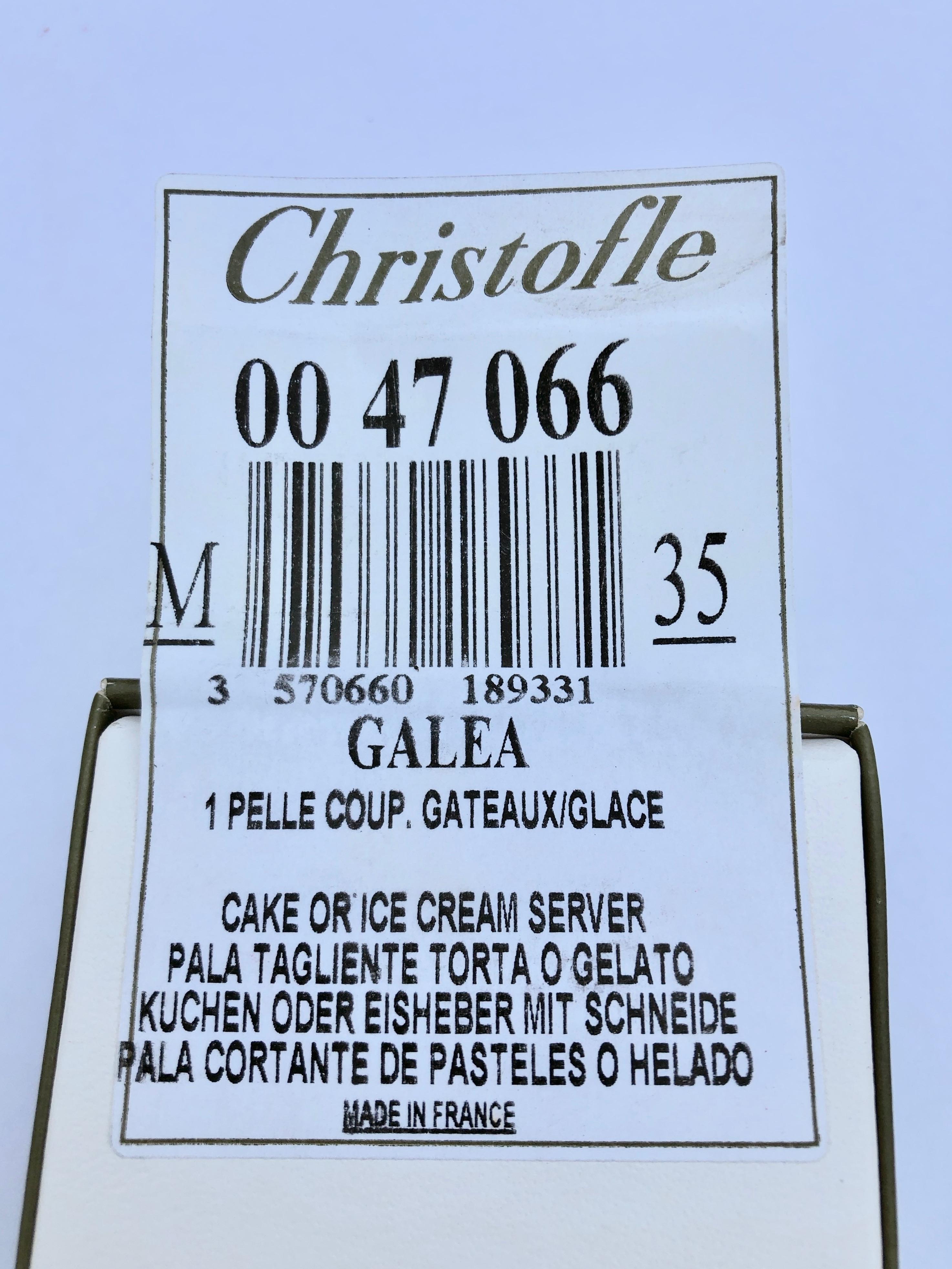French Christofle Silver Plated Galea Pastry and Ice Cream Set of 62 New Pieces For Sale 5