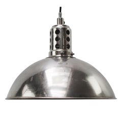 French Chrome Metal Retro Medical Pedant Lights