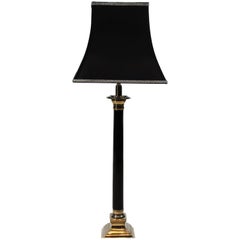 French Chromed Table Lamp, 1940s