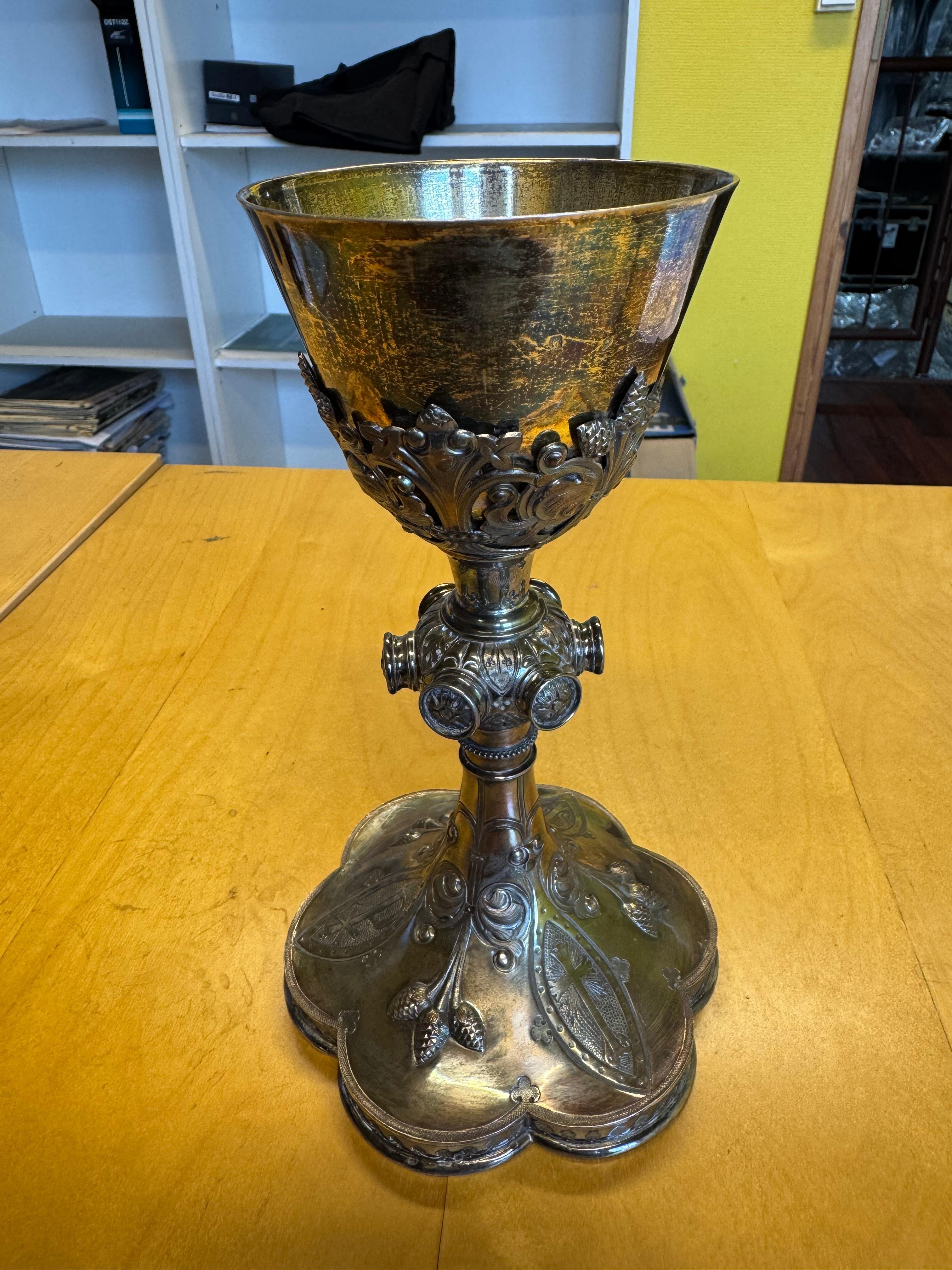 Calice d'église français - Fin du 19e siècle en vente 6