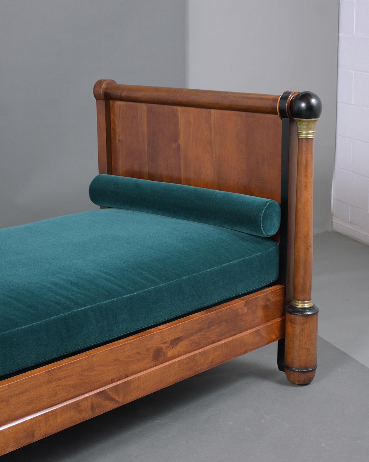 Polished French, Circa 1850s, Empire Directoire Daybed