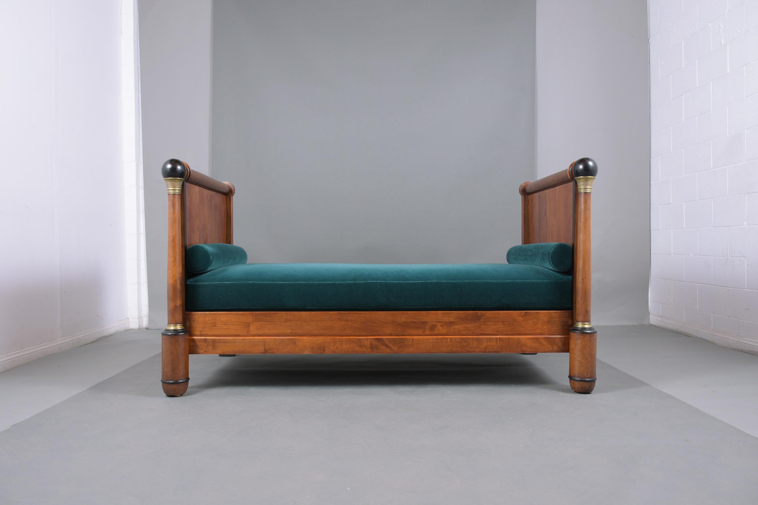 Walnut French, Circa 1850s, Empire Directoire Daybed
