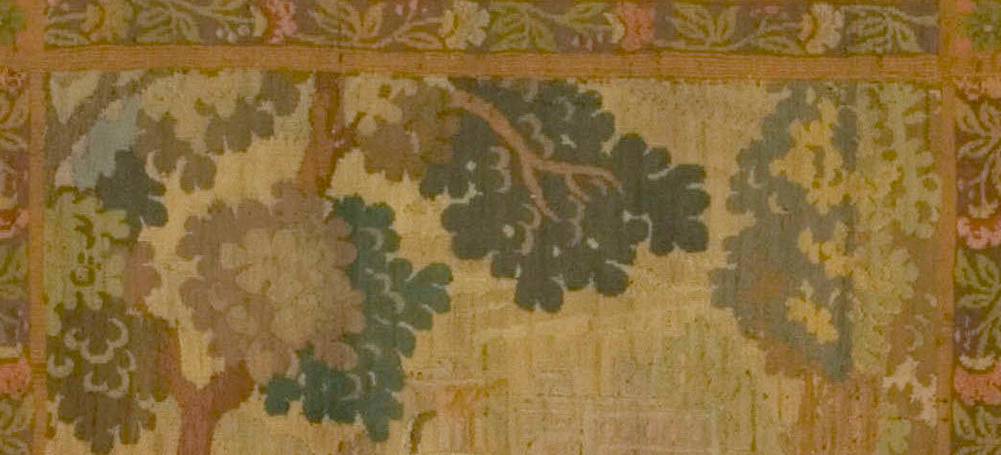 Francese Arazzo francese del secolo CIRCA 1890 2'10 x 3'10 in vendita