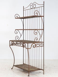 French Circa 1930 Wrought Iron Étagère / Boulangerie Racks