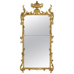 French Classical Gilt Urn Mirror