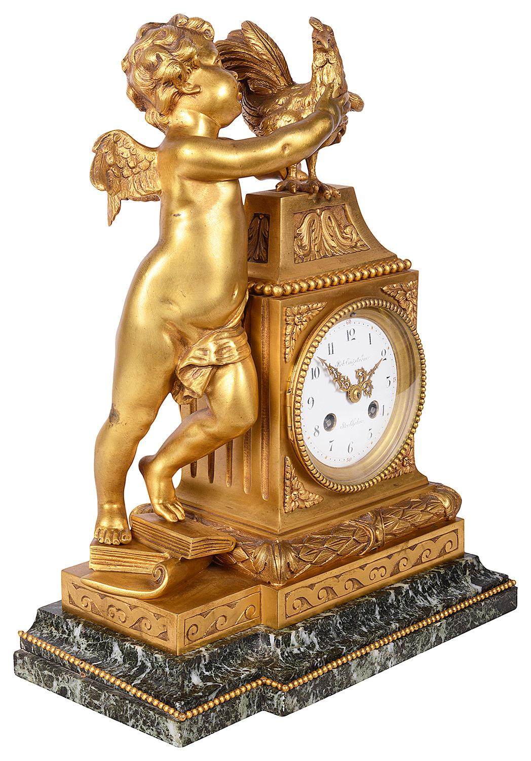 French Classical Mantel Clock, circa 1880 For Sale 1