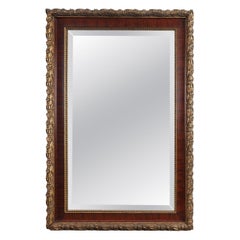 French classical mirror with gilded details, ca. 1900