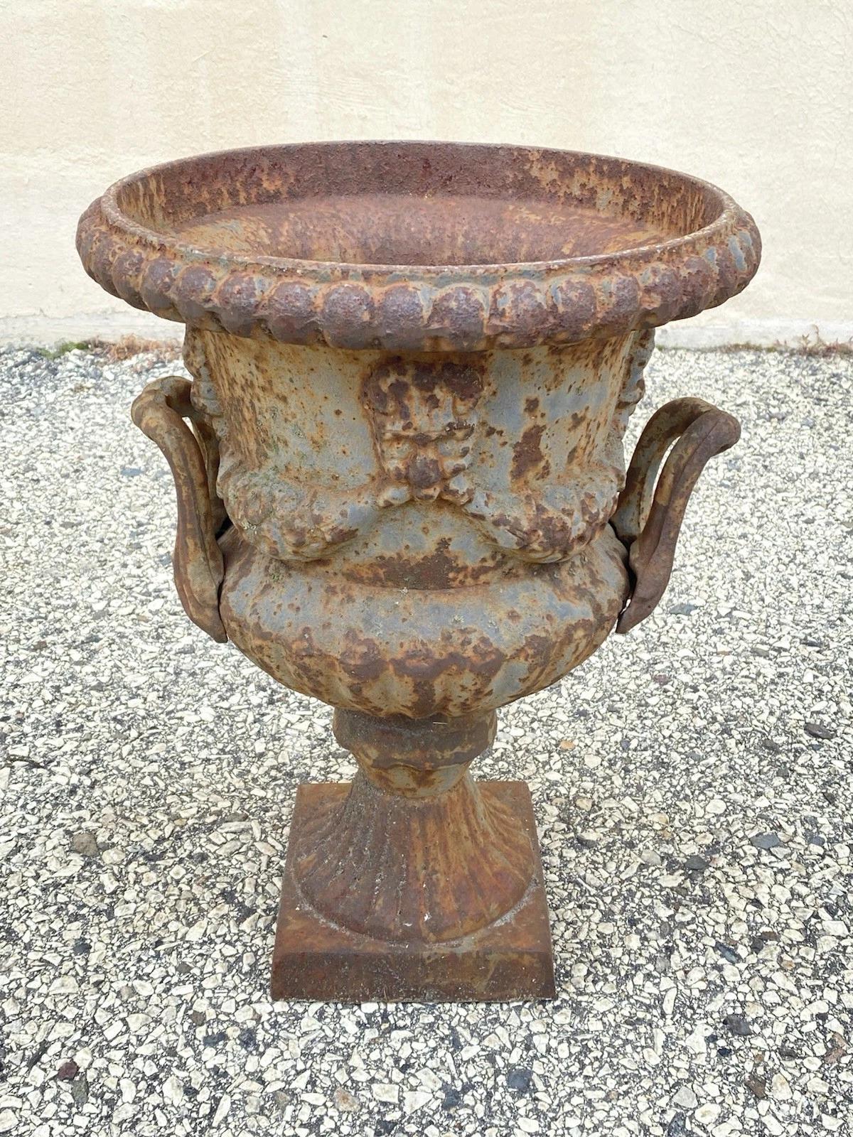 French Classical Style Cast Iron Urn Form 17