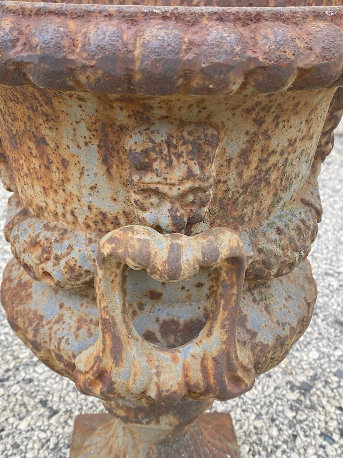 French Classical Style Cast Iron Urn Form 17