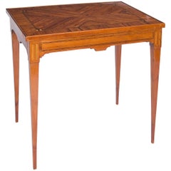 French Classicist Rosewood Game Table