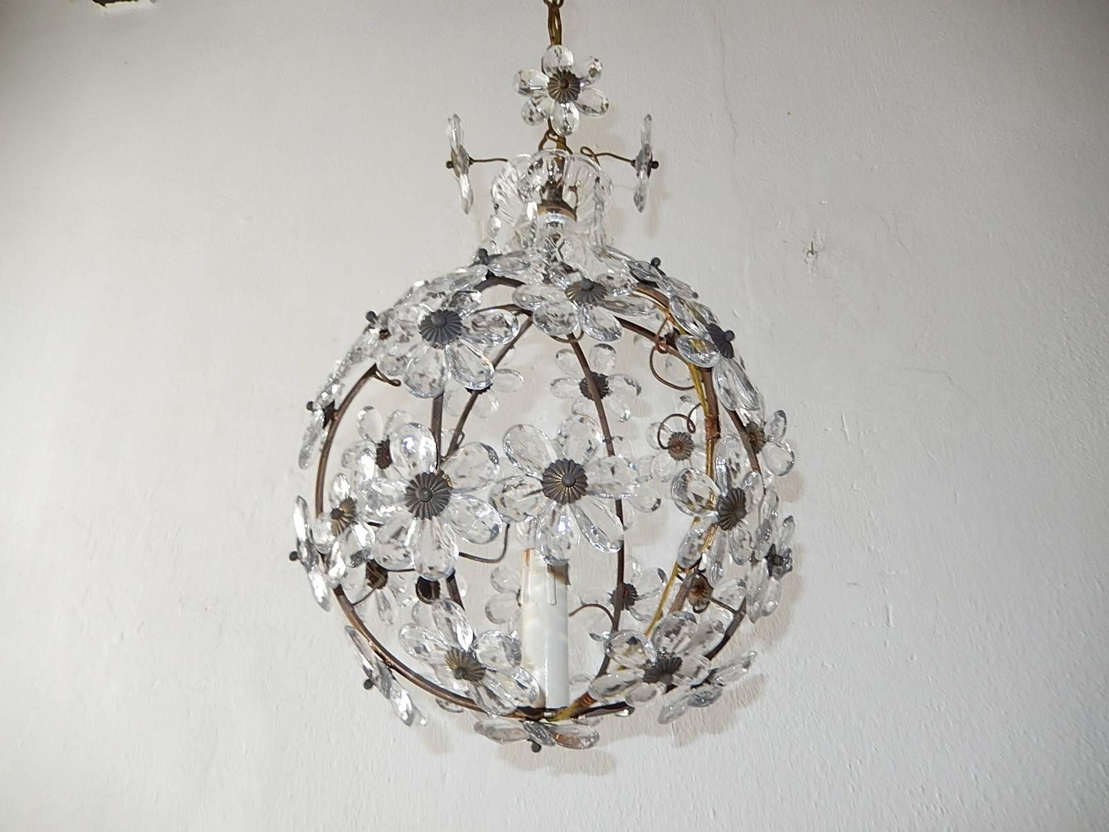 flower ball chandelier
