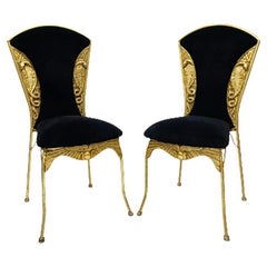 Used French "Cleopatra" Dining Chairs, 1970s